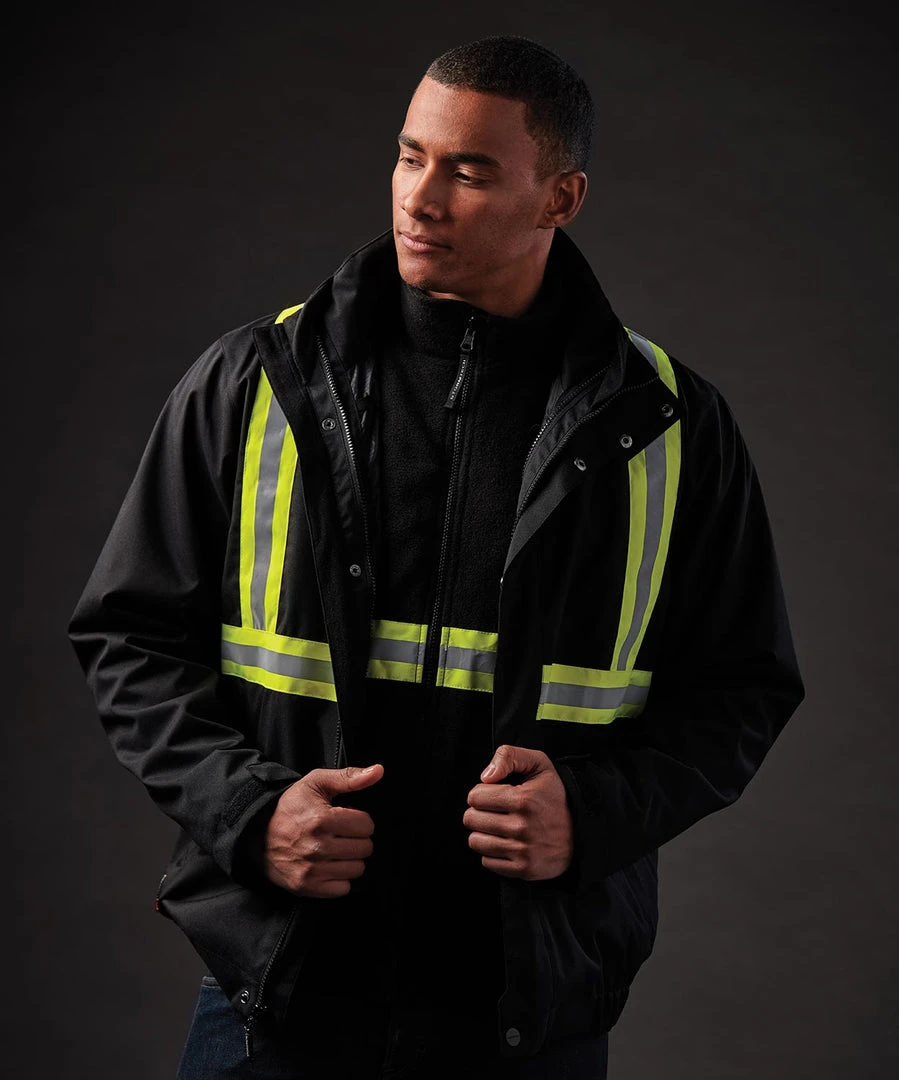 Stormtech Retail USA Unisex HD 3-in-1 Reflective Jacket - XLT-4R 1 Stormtech Retail USA Unisex HD 3-in-1 Reflective Jacket - XLT-4R